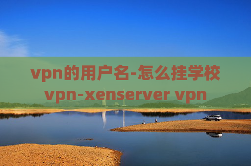 vpn的用户名-怎么挂学校vpn-xenserver vpn