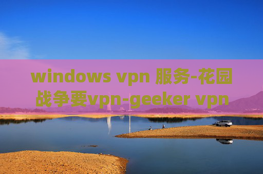 windows vpn 服务-花园战争要vpn-geeker vpn