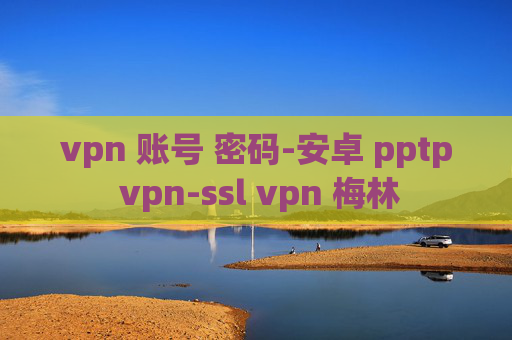 vpn 账号 密码-安卓 pptp vpn-ssl vpn 梅林