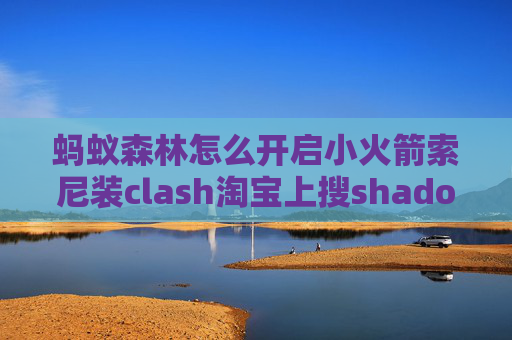 蚂蚁森林怎么开启小火箭索尼装clash淘宝上搜shadowrocket