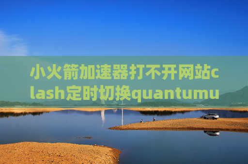 小火箭加速器打不开网站clash定时切换quantumultx懒人