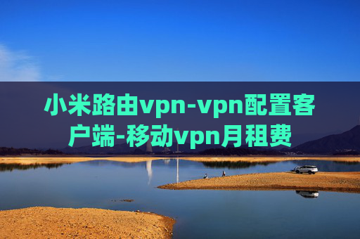 小米路由vpn-vpn配置客户端-移动vpn月租费